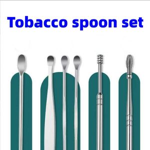 Herstellung von Rainbow Silver Gold SS Wax Dab Tool Räucherset Edelstahl Dabber Tools für Wachse Dry Herb Vaporizer Tobacco Banger Nails