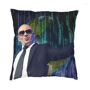 Kudde Mr. Worldwide Cover 40x40 Home Decor Printing Colorful Cast For For Living Room Double Side