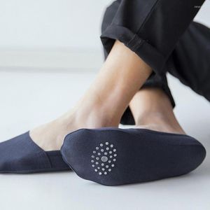 Erkek çorapları 5 çift/paket görünmez erkekler yaz silikon antiskid kısa kadın 5 renk
