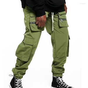 Men's Pants Men's 2022 Men Hip Hop Streetwear Tactical Cargo Male Joggers Casual Man Military Multi-Pocket Combat Trousers
