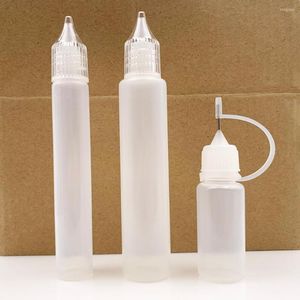 Storage Bottles Needle Squeeze 10ml/15ml/30ml White Plastic Glue Applicator For Paper Quilling DIY Scrapbooking Craft
