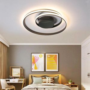 Ceiling Lights UMEILUCE 19.6" LED Light Circle Flush Mounted For Dining Room Bedroom Children Dimmable Lighting Fixture