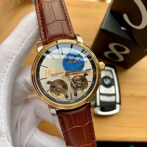 Fashion casual automatic machinery men's belt business men's hollowed watches258f