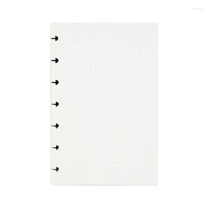 Disc Planner Notebook Mushroom Hole Page Paper T-type Refill 60 Sheets Line Dot Blank Monthly Plan
