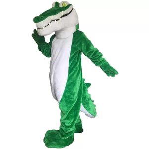 Festume de mascote de crocodilo
