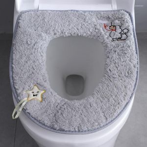 Toilet Seat Covers Winter Warm Cover Velvet Cushion Household Soft And Thick Sanitary Products