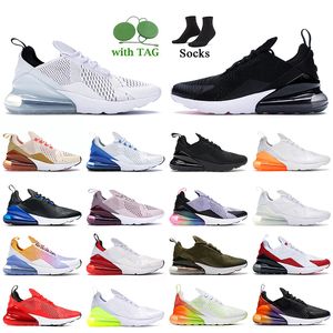 270 Sports OG best cushioned running shoes for Men and Women - Triple White/Black/Barely Rose/Be True/GUniversity Red/Guava Ice/Blue/Platinum Volt 270s Sneakers for Outdoor Jogging and Training
