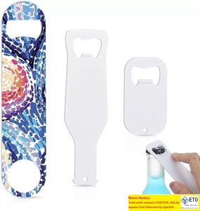 DIY Sublimation Opener Blank Beer Bottle Openers Creative Metal Heat Transfer Printing Korkscrew