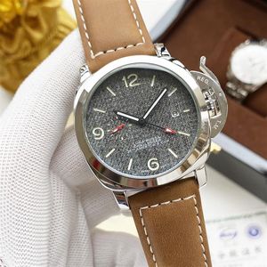 2021 Neue vier Stiche Luxus Herren Uhren Quartz Uhren hochwertige Italien Top Marke Small Nadel Run Clock Gummi und Leder BE234T