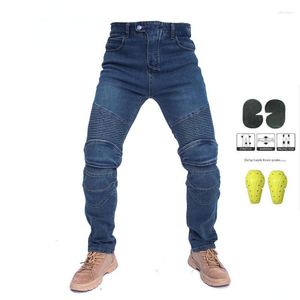 Abbigliamento da moto Pantaloni 4 stagioni Uomo Jeans da moto Equipaggiamento protettivo Pantaloni da moto da turismo Motocross con protezione