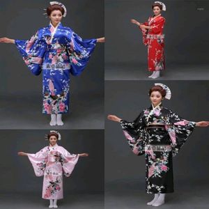 5 цветов японское кимоно винтажное юката костюм gaori geisha платье Obi Cosplay Plate1244c