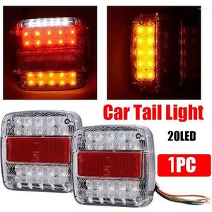 All Terrain Wheels 1pcs 12V LED Indicator Lights Stop Rear Tail Reverse Light License Plate Lamp Truck Trailer Waterproof