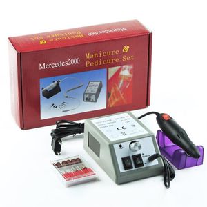 Nagelkonstproffs Professionella elektriska akryl Drill File Machine Kit Bits Manicure EU US Plug Soyw889225Z