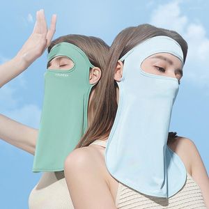 Bandanas açık yürüyüş binme UV koruma kulak giyen güneşlik güneş koruyucu eşarp yüzü kapak nefes alabilen başörtüsü toz geçirmez boyun