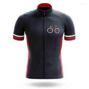 Giacche da corsa Lairschdan Maglia da ciclismo manica corta Maglia da ciclismo Maillot Cyclisme Homme Pro Team 2023 Abbigliamento Mtb estivo Abito da bicicletta Strada