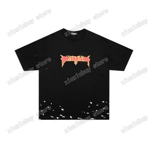 xinxinbuy Herren Designer Destroyed T-Shirt Frankreich Paris Splash Tintendruck Kurzarm Baumwolle Damen Weiß Schwarz Aprikose XS-L