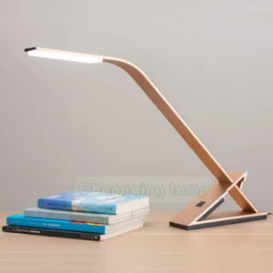 Lampade da tavolo LED Creativo Semplice Lavoro d'ufficio Camera da letto Testata del letto Protezione degli occhi Studio Studenti universitari Lampada da scrivania con braccio lungo