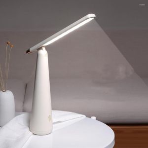 Lampy stołowe Nordic Reading biurka dotyk LED światło LED DZIECKI Badanie USB biurka