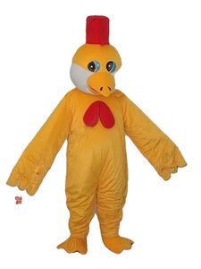 Ny vuxen professionell tecknad kycklingmaskot kostymfest jul fancy kl￤nning halloween