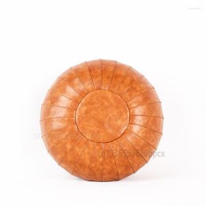 Pillow Pu Floor Mat Yoga Meditation European Light Luxury Tea Table Small Round Stool Thickening Kneeling Pad Without Core