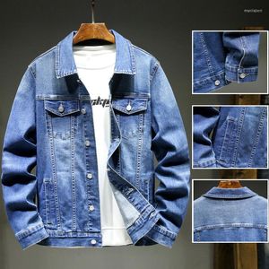 Men's Down Denim Jacket Autumn Korean Fashion Large Brand Street Versatile