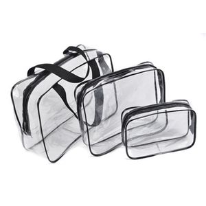 Designer-Transparent PVC Bags Travel Organizer Clear Makeup Bag Beautician Cosmetic Bag Beauty Case Toiletry Make Up Pouch Wash Ba3090