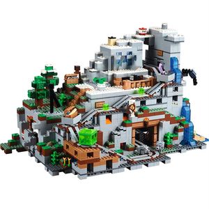 LEPIN Block 18032 Minecraft Cave Assembled Building Blocks 2500pcs Bricks Toys Compatible 21137 Model Kit Gift For Child323q