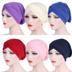 Ubranie etniczne kobiety Turban Hat Soft koszulka