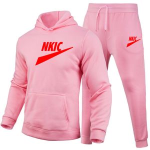 Men's Tracksuit Autumn Clothes Sportswear Two Piece Set Men Jacket Sweatpants Brand Clothing Male Sweatsuit Sports Suits Husband Brand LOGO Print