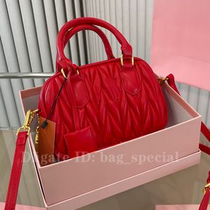 Fashion New Handbag Cross Body Red Women Classic Style Shoulder Bags Temperament Totes Shopping Wallet Card Holder