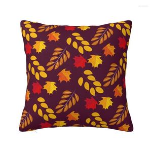 Pillow Modern Fall Thanksgiving Pattern Sofa Cover Velvet Throw Case Home Decorative