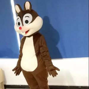 2022 Chipmunk Maskottchen Kostüm Erwachsene Cartoon Kostüm Halloween Weihnachten Party Rollenspiel Mall Aktivität Leistung