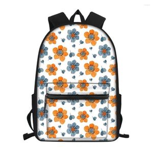 Plecak kobiety laptop piękny kwiatowy wzór nastolatka podróżowanie bolsa dla dzieci zaopatrzenie w książkę torba dzieci plecak