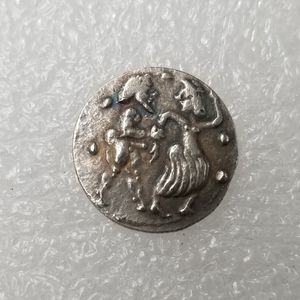 Moedas gregas antigas Copiar artesanato de metal banhado a prata TIPO3411