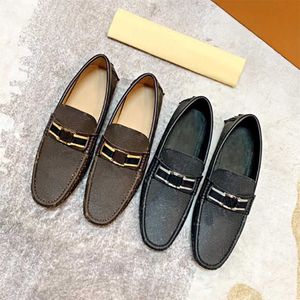 Arizona Moccasin Mens Lvxnba Loafer Shoes Black Brown Suede Silver Lock Bow Loafers Designer Trainers Flat Casual Shoes With Box EU45 NO306