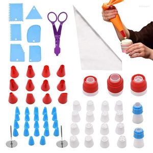 Baking Tools Piping Bags And Tips Set 65 Pcs Cake Making Kit Supplies With Cupcake Icing & Pastry Bag For Decorating Cakes