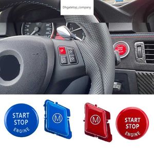 Car Steering Wheel M alphabet Mode START Stop Engine Button Fit For BMW 3 Series E90 E92 E93 M3 2007-2013 replacement