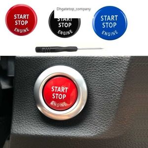 Car Engine START Button Replace Cover STOP Switch Accessories Key Decor for BMW X1 X5 X6 E71 Z4 E89 3 5 Series E90 E91 E60 E87