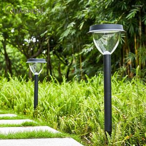 Lawn Lights LED Solar Panel Decorative Garden Lamps Outdoor Waterproof Home Villa Light Super Bright High Pole Street L