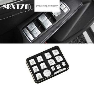 Window Glass Lift Button Trim Cover Sticker för Mercedes Benz A B C W204 E W212 GLA CLA GLK GLE -klass