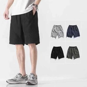 Männer Shorts Hohe qualität Sommer Neue Solide Sport Shorts Männer der Mode Marke Stahl Druck Buchstaben Lose Vielseitig Casual capris G221214