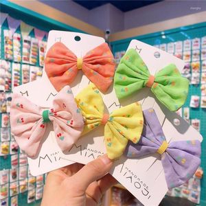 Hair Accessories Butterfly Clips For Girls Children Pins Bow Grips Barrettes Kids Styling Tools Headwear