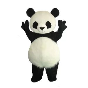 Fantasia de mascote de panda quente de alta qualidade