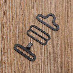 Clothing Storage 30pcs/SET 20mm Bow Tie Hardware Necktie Hook Cravat Clips Fasteners To Make Adjustable Straps On Buckle