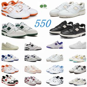 New 550 top designer for men and women lovers running shoes warm non-slip durable white black walking bicycle ball walking number brand casual shoe