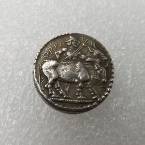 Moedas gregas antigas Copiar artesanato de metal banhado a prata Crafts especiais Tipo3395