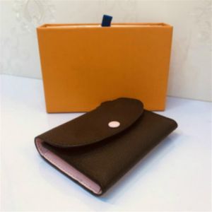 41939 Rosalie Coin Purse Mini Pochette Designer Womens Compact WalletキーコインカードホルダーケースアクセスエミリーSarah Victorine330N