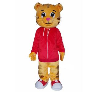 Nowy Daniel The Tiger Mascot Costume Fancy Dress Strój dla dorosłych Hot Sprzedaż Anime Mascot Costume Prezent na imprezę na Halloween