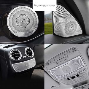 Car Audio Speaker Door Loudspeaker Cover Trim Matte for Mercedes Benz W213 W205 X253 Reading Light Interior Roof Lamp Frames