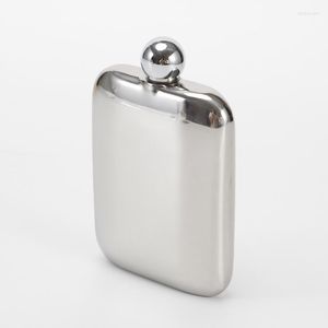 Hip Flasks 6 Oz Thick Outdoor Portable Stainless Steel Wine Bottle Exquisite Metal Russian